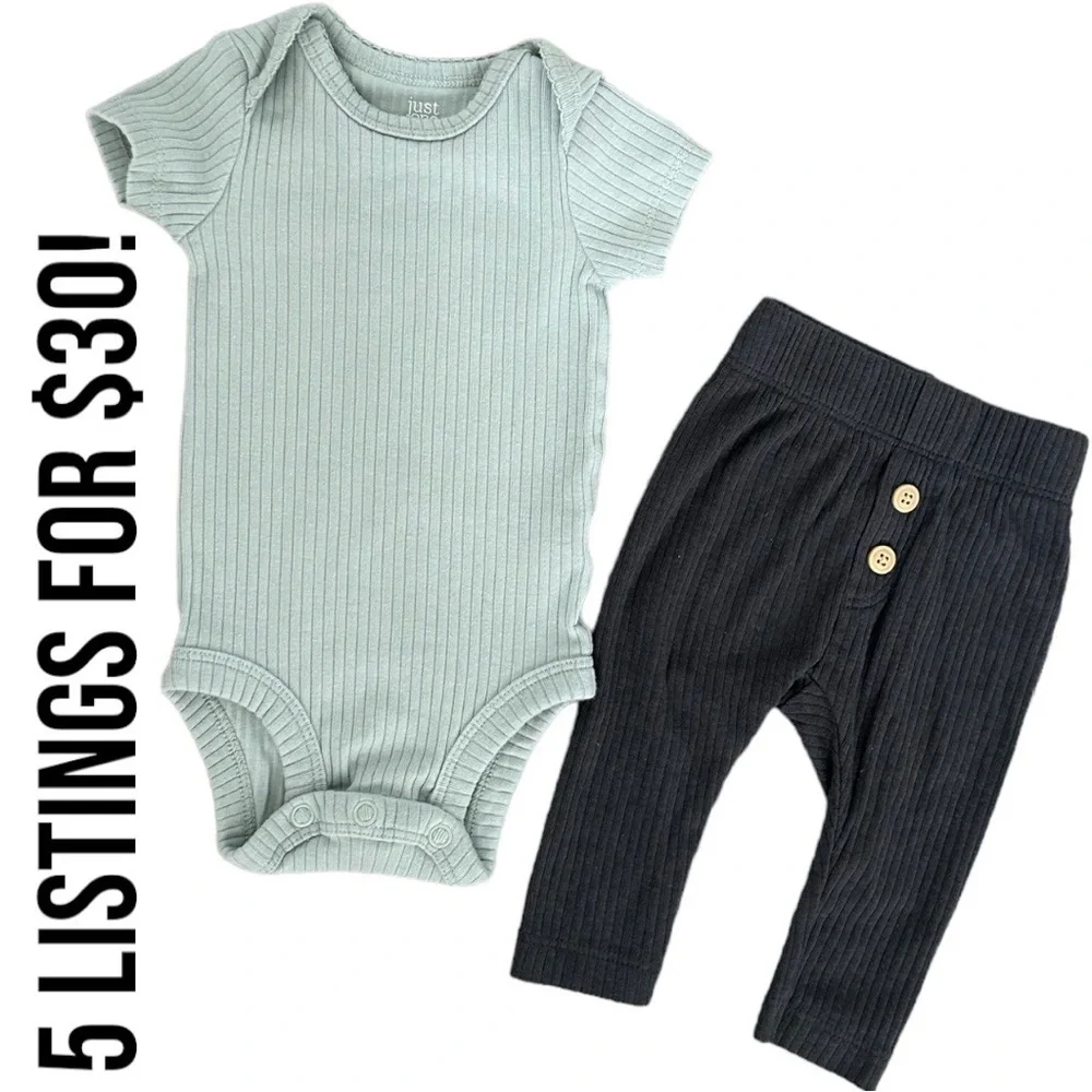 Carter’s + Cat & Jack newborn Baby Boy matching outfit set